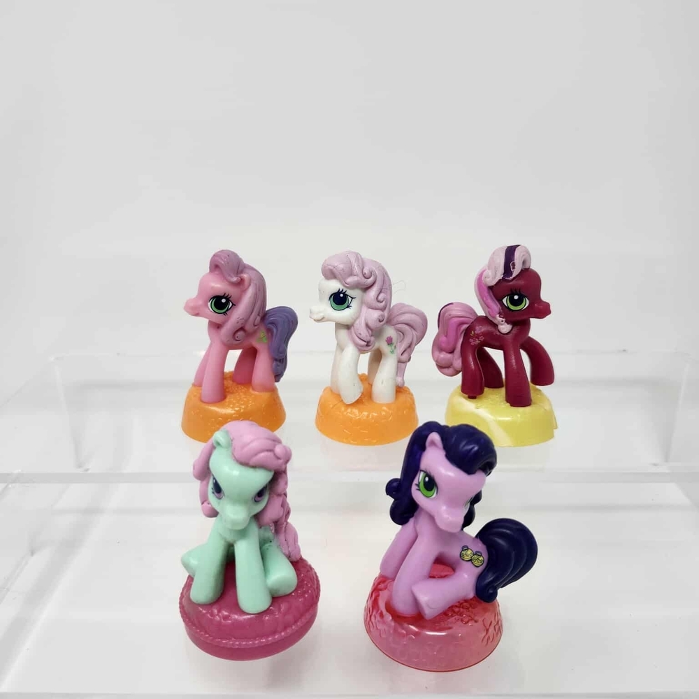 2007 McDonald's Hasbro My Little Pony G3 Happy Happy Meal Toy Lot Of  5
